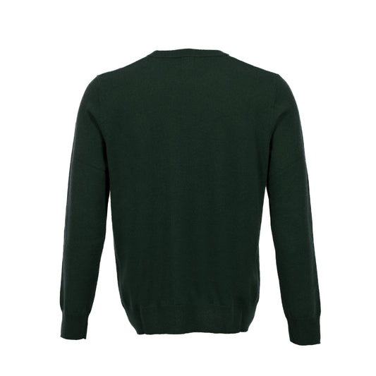 Crew Neck Jumper - Forest Green