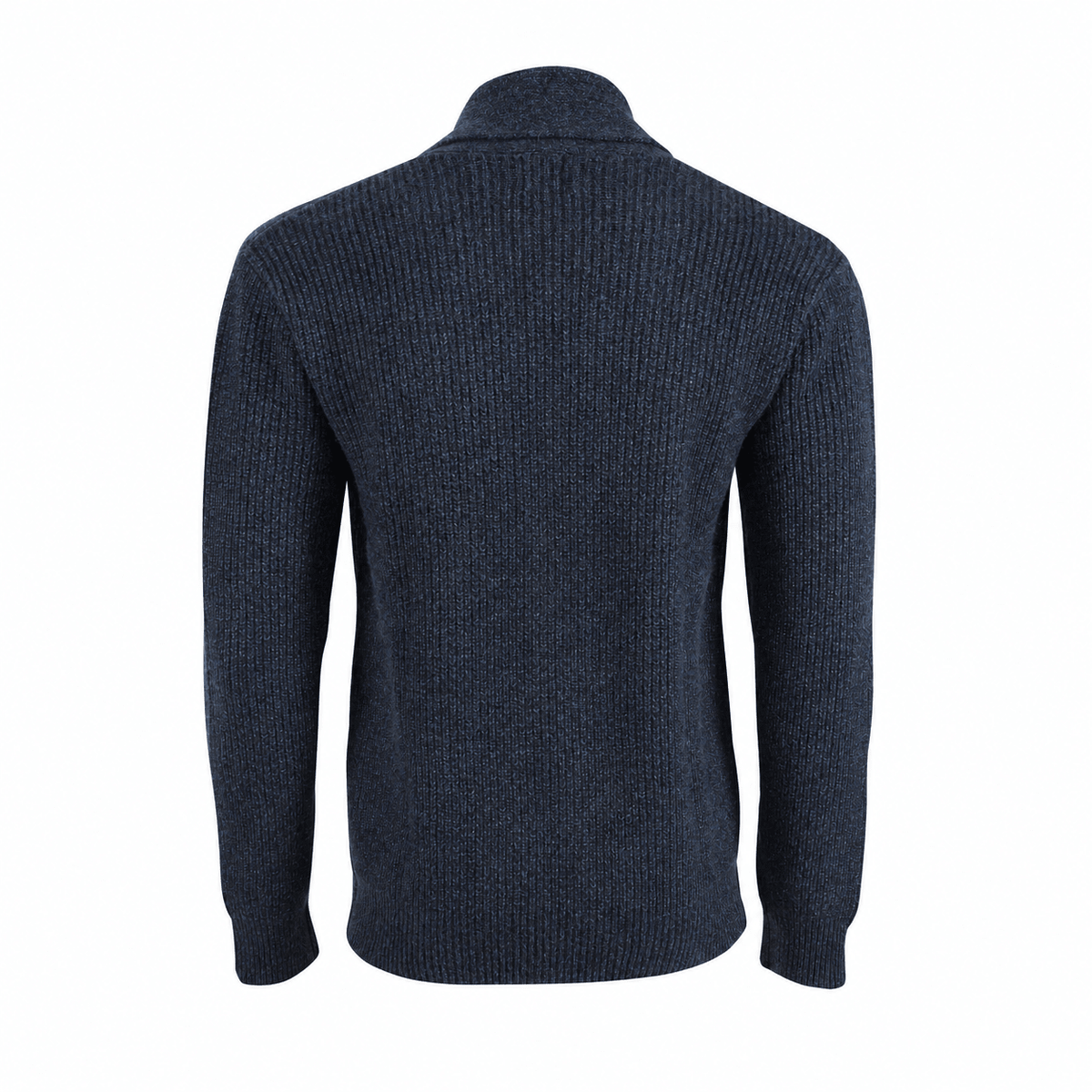 Cashmere Shawl Collar Cardigan Six-ply - Navy - IllannMen's Cardigan