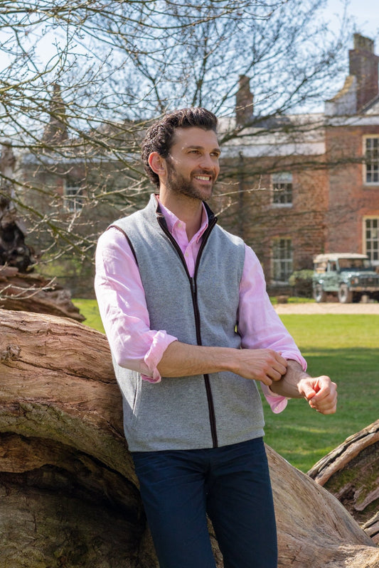 Reversible Gilet - Charcoal / Flint - IllannMen's Gilet
