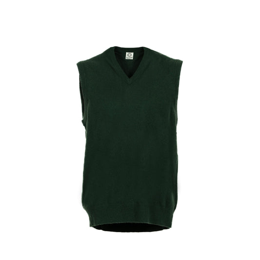 V - Neck Vest - Forest Green - IllannMen's V Neck