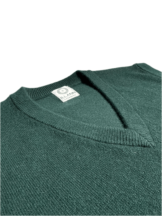 V - Neck Vest - Forest Green - IllannMen's V Neck