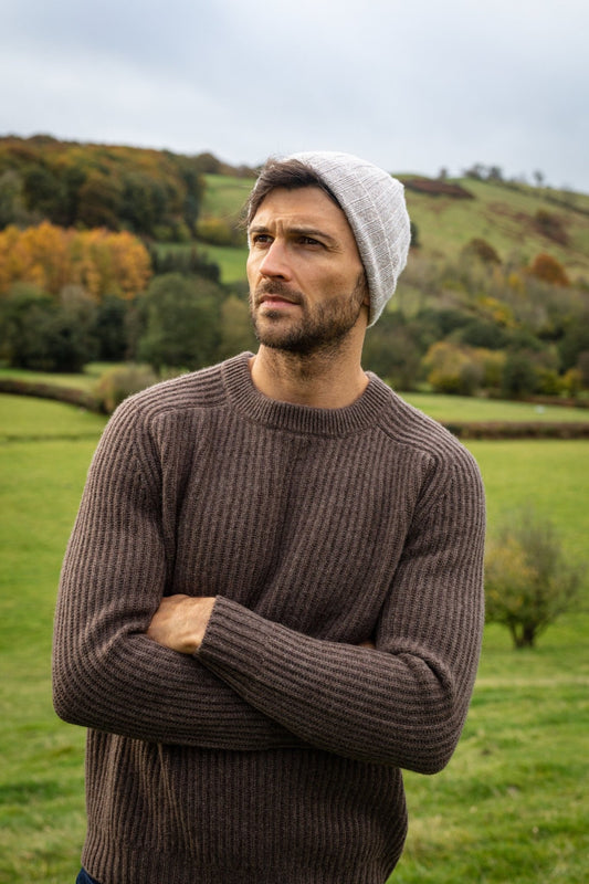 Chunky Ribbed Beanie - Flint - IllannBeanie