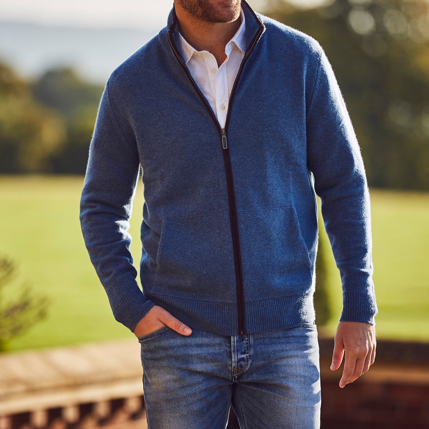 Cardigan Four-ply - Baltic