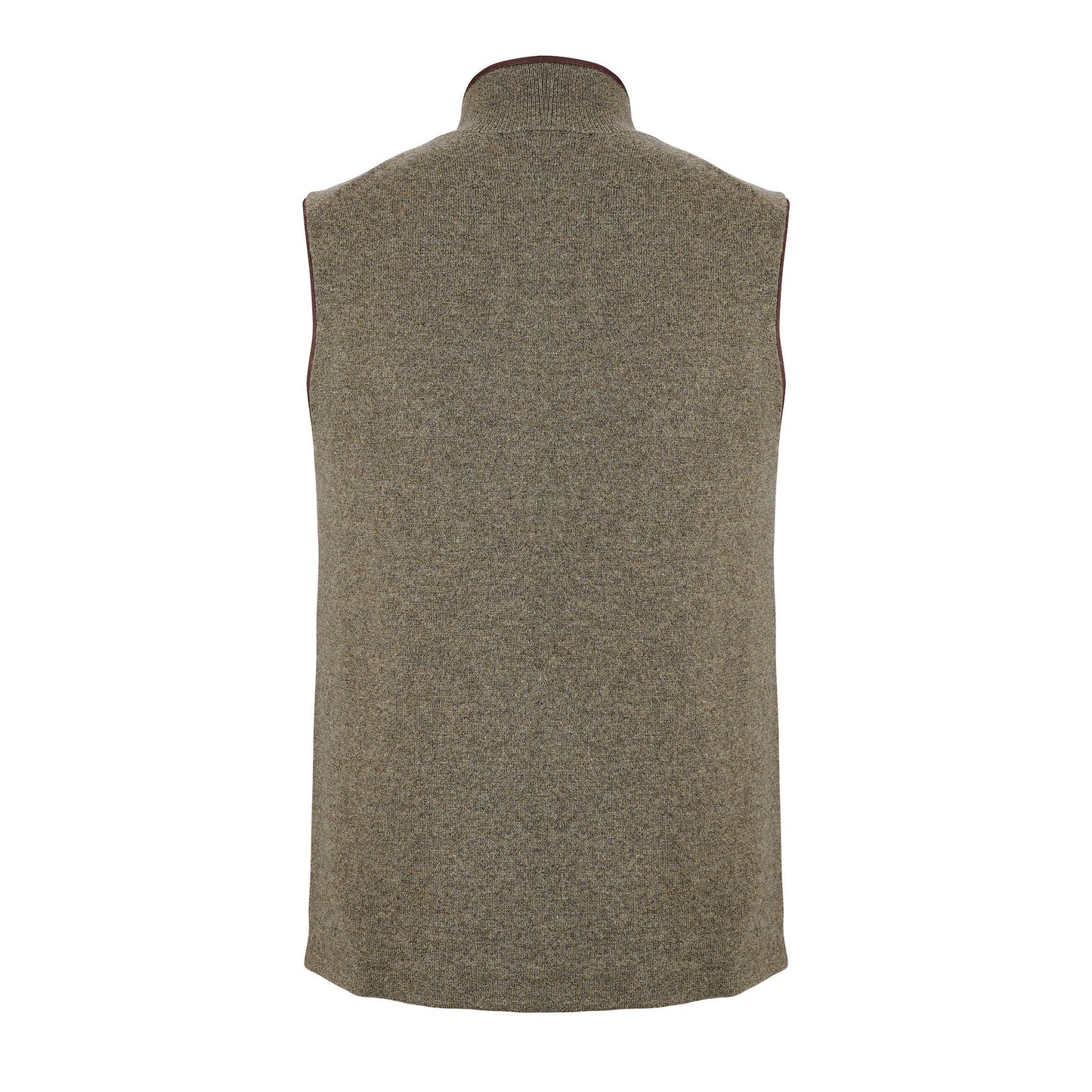 Reversible Gilet - Olive / Claret - IllannMen's Gilet