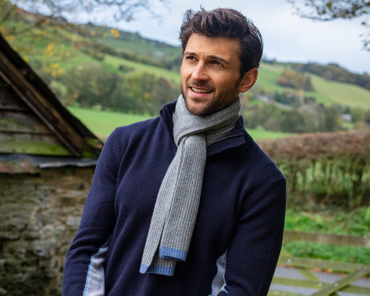 Skye - Ribbed Scarf - IllannScarf