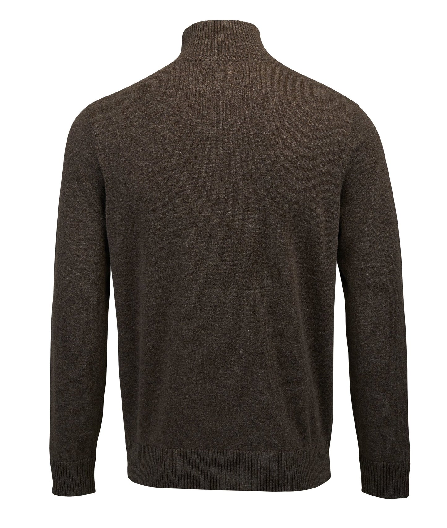 Zip Neck Two ply - Cedar - IllannMen's Zip Neck