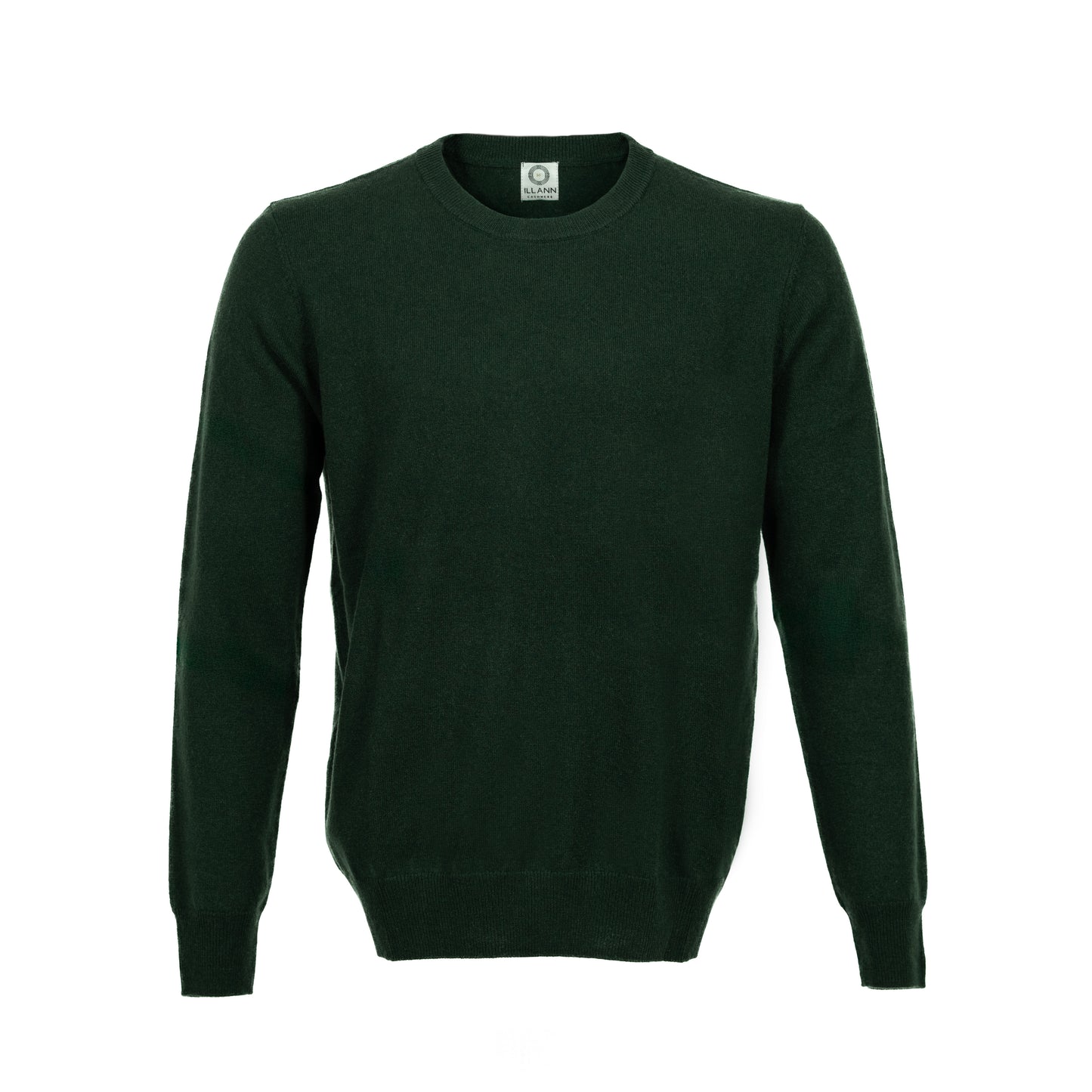 Crew Neck Jumper - Forest Green