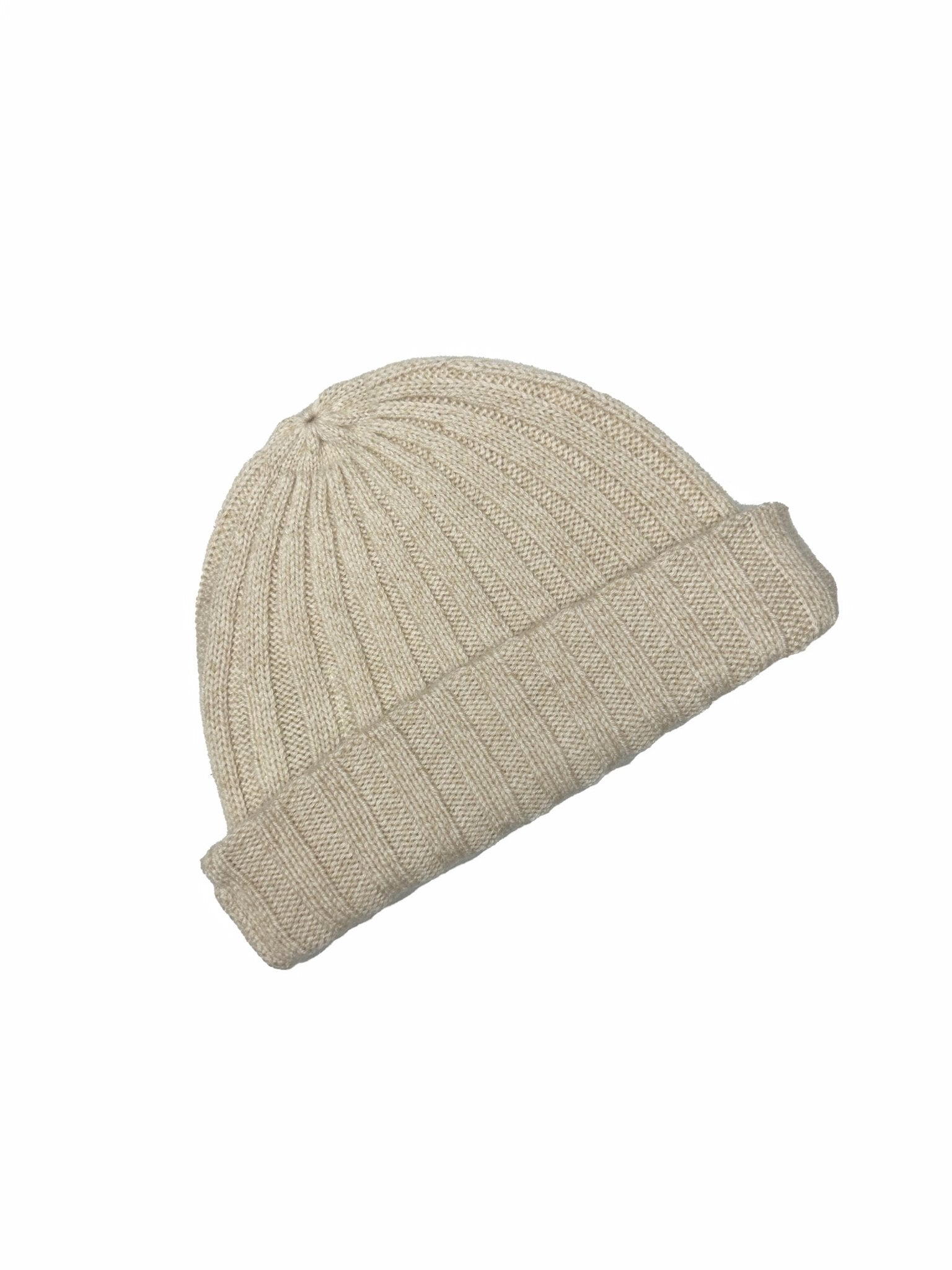 Chunky Ribbed Beanie - Cream - IllannBeanie