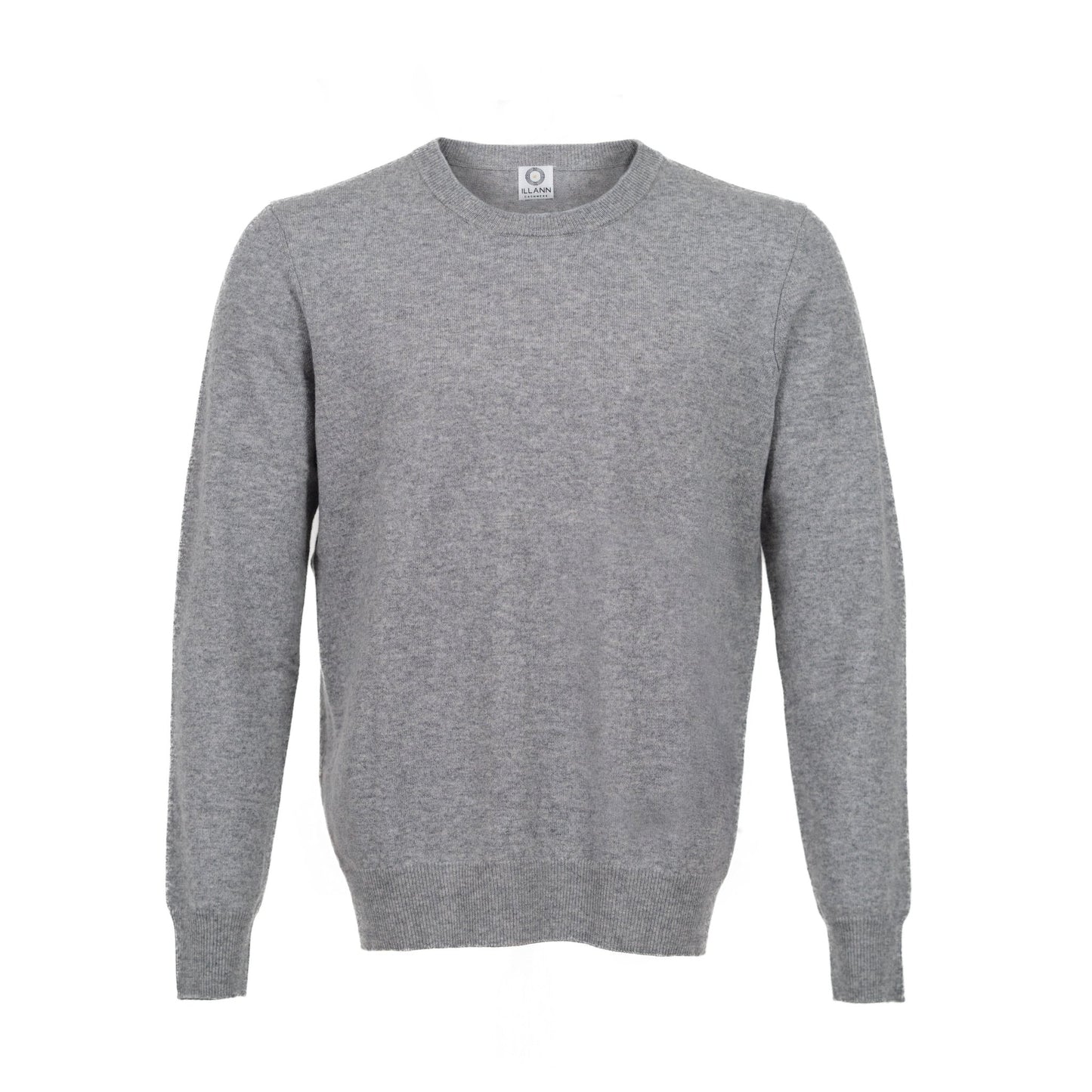 Crew Neck Jumper - Flint - IllannMen's Round Neck