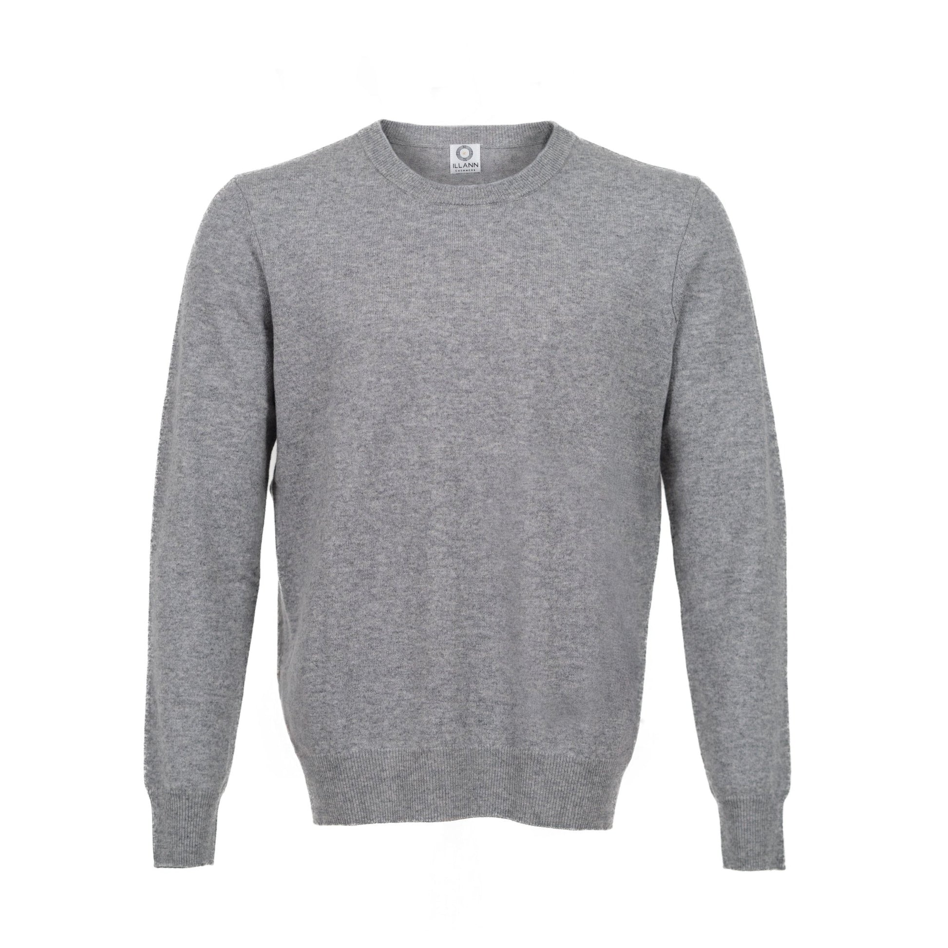 Crew Neck Jumper - Flint - IllannMen's Round Neck