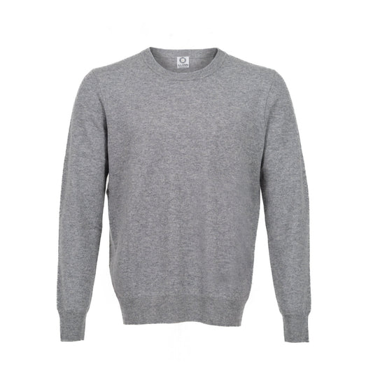 Crew Neck Jumper - Flint - IllannMen's Round Neck