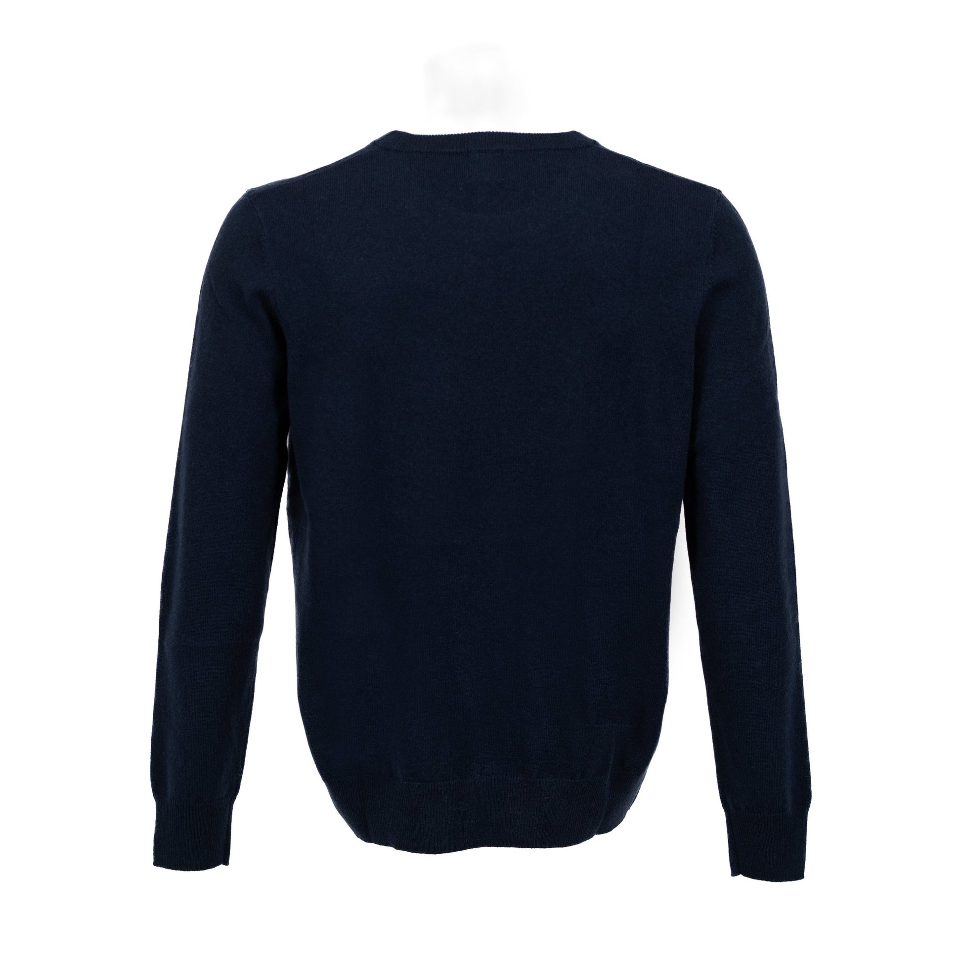 Crew Neck Jumper - Navy - IllannMen's Round Neck