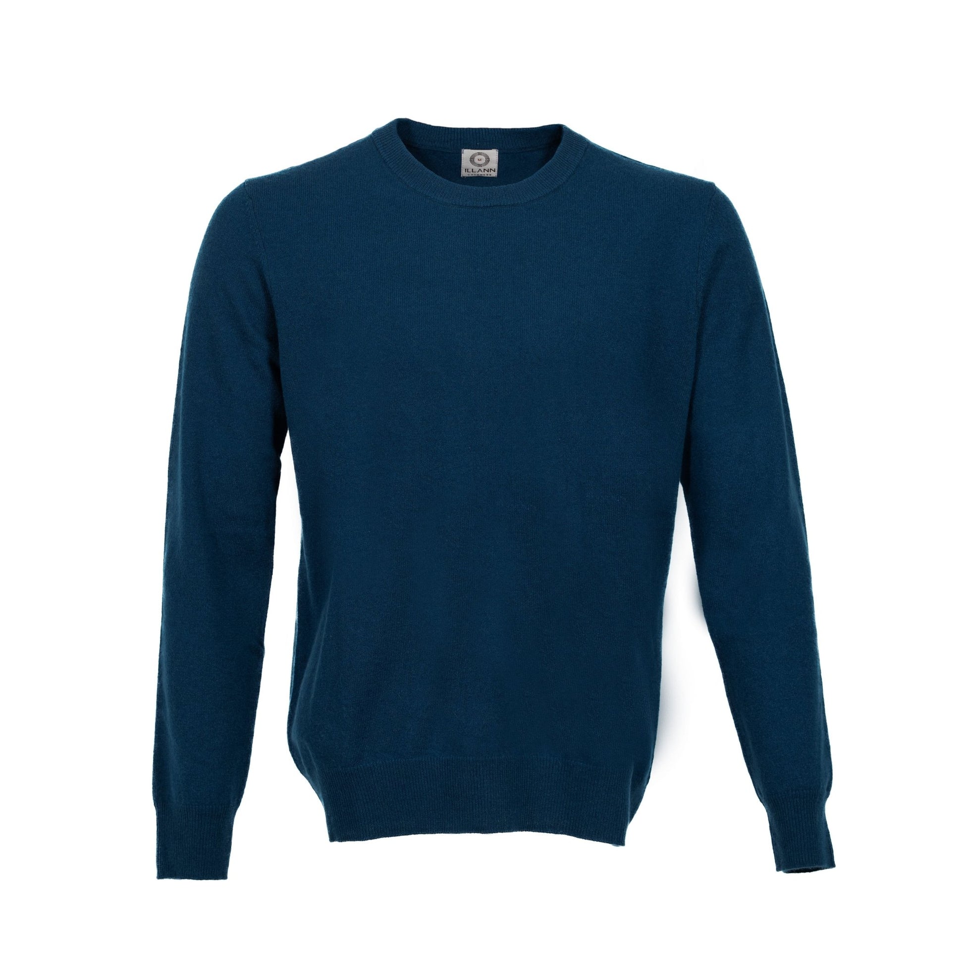 Crew Neck Jumper - Teal - IllannMen's Round Neck