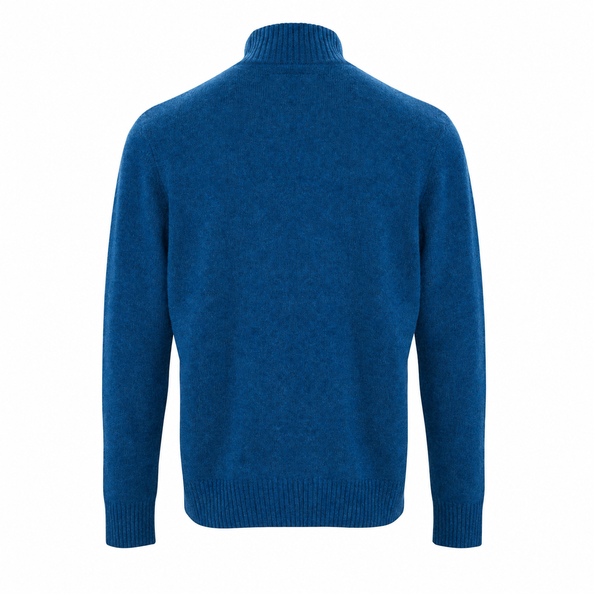 Cashmere Quarter Zip Four-ply - Teal