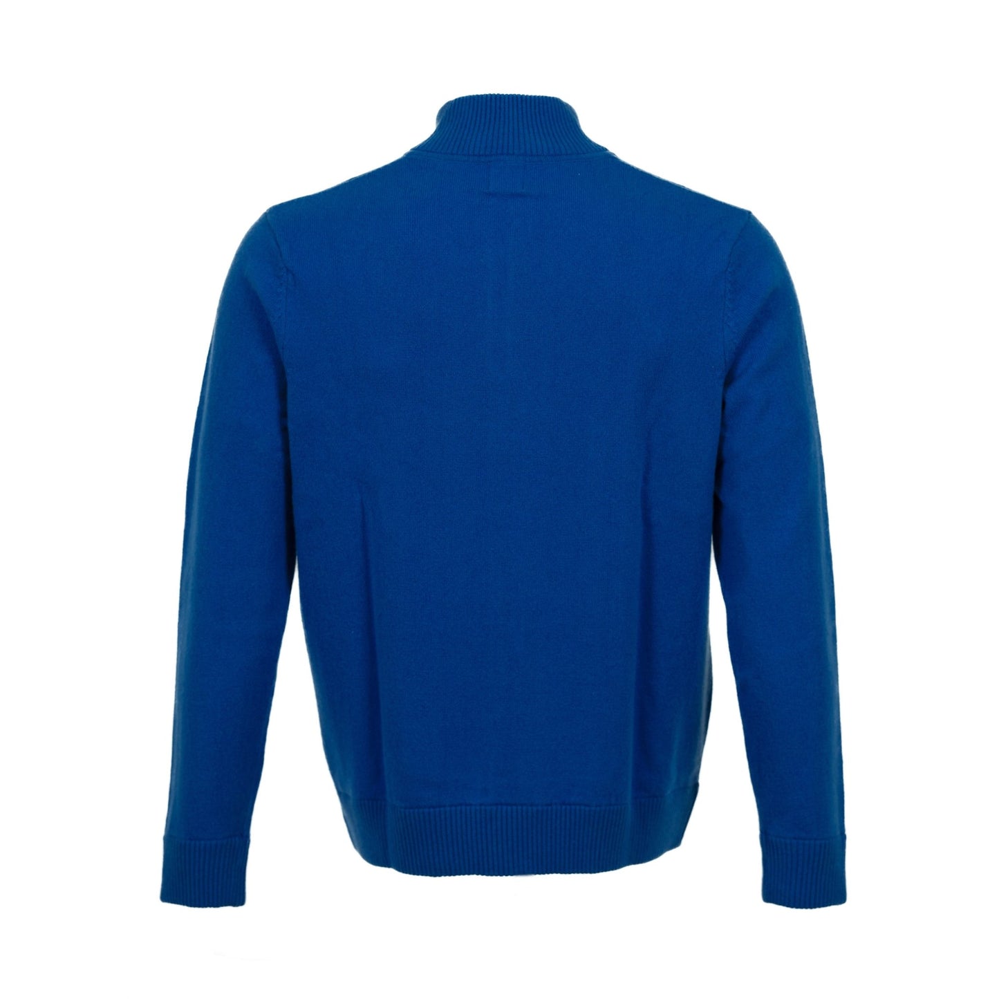 Quarter Zip Two - ply - Lapis - IllannMen's Zip Neck