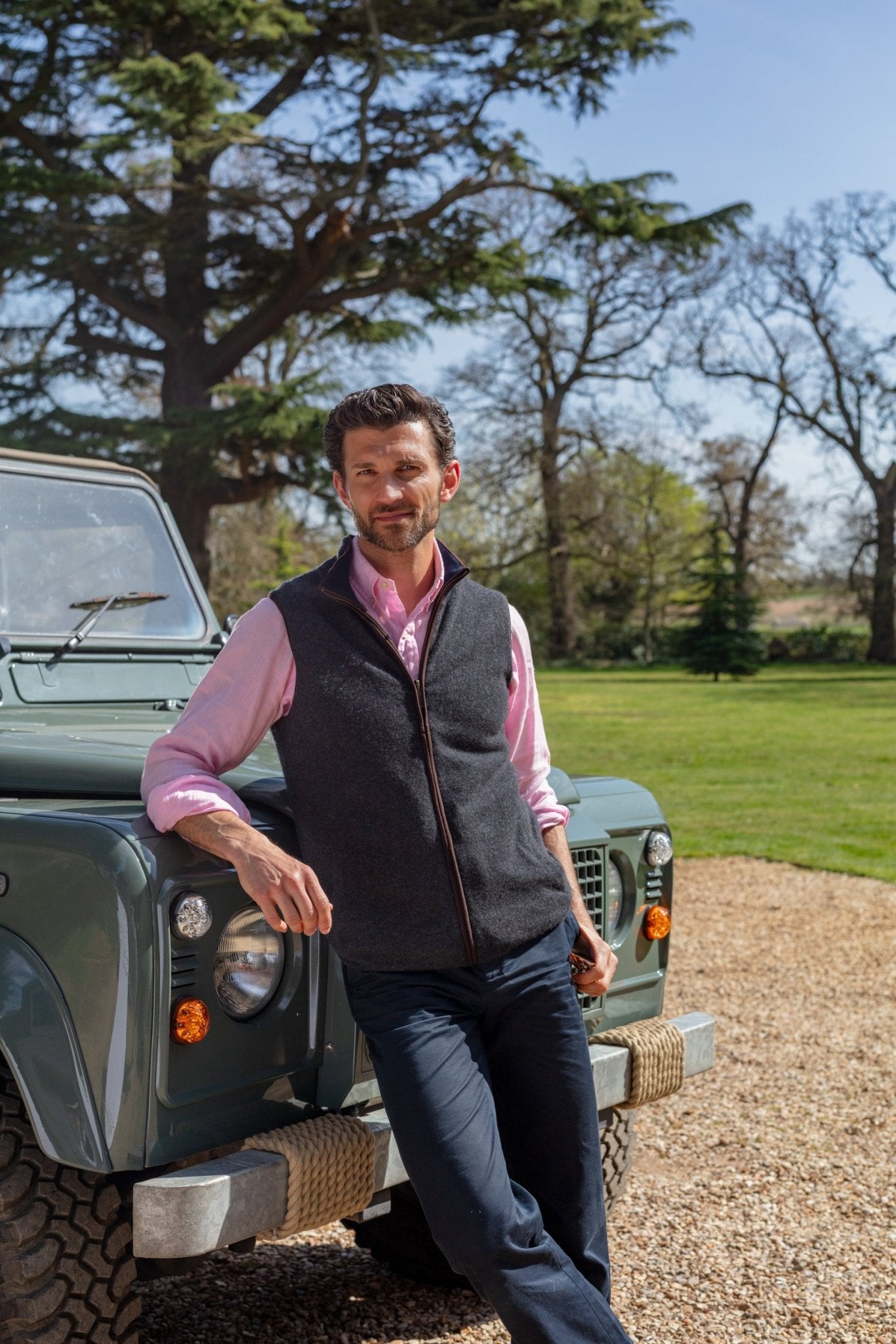 Reversible Gilet - Charcoal / Navy – Illann