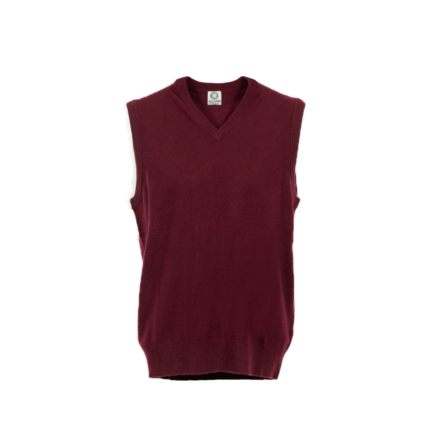 V - Neck Vest - Claret - IllannMen's V Neck