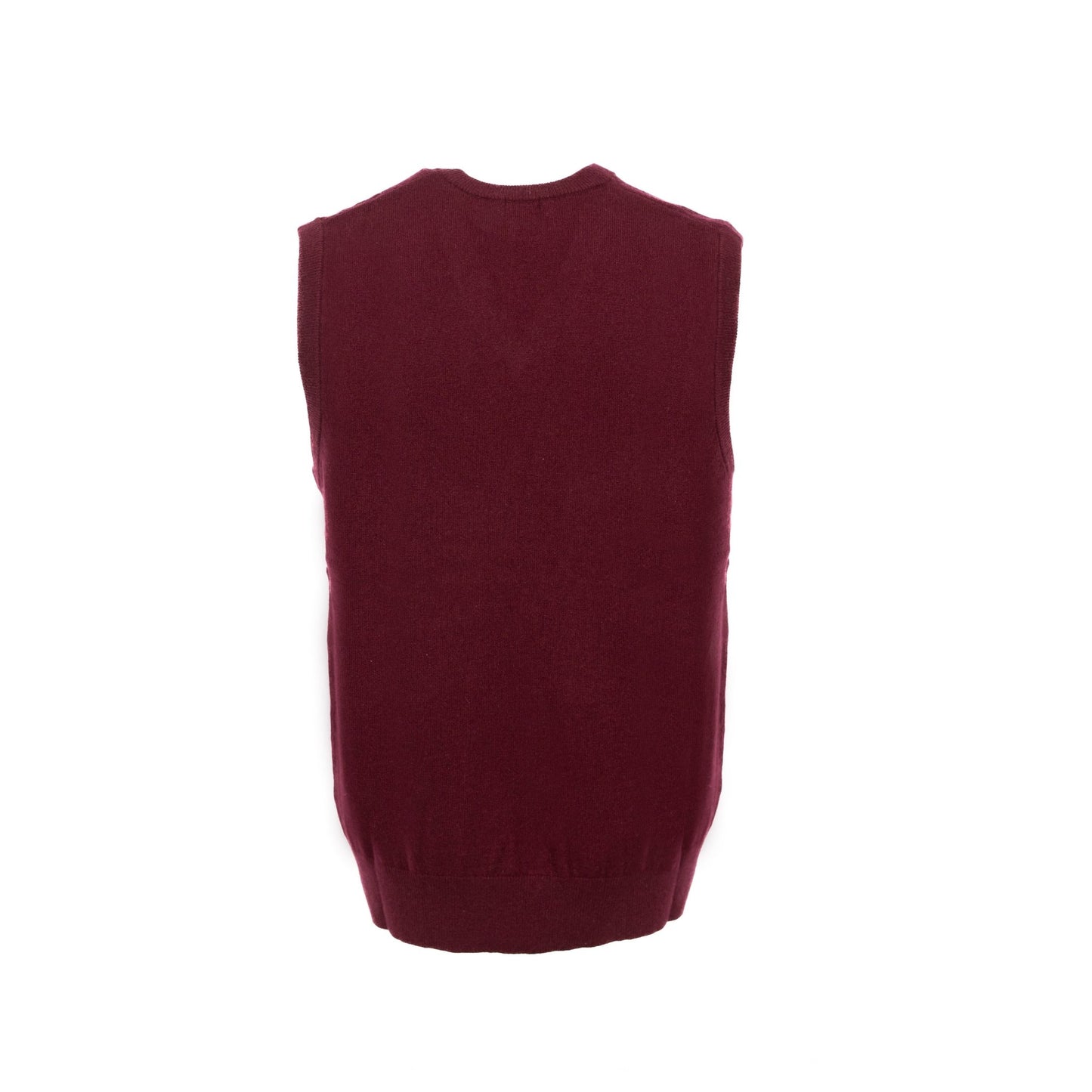 V - Neck Vest - Claret - IllannMen's V Neck