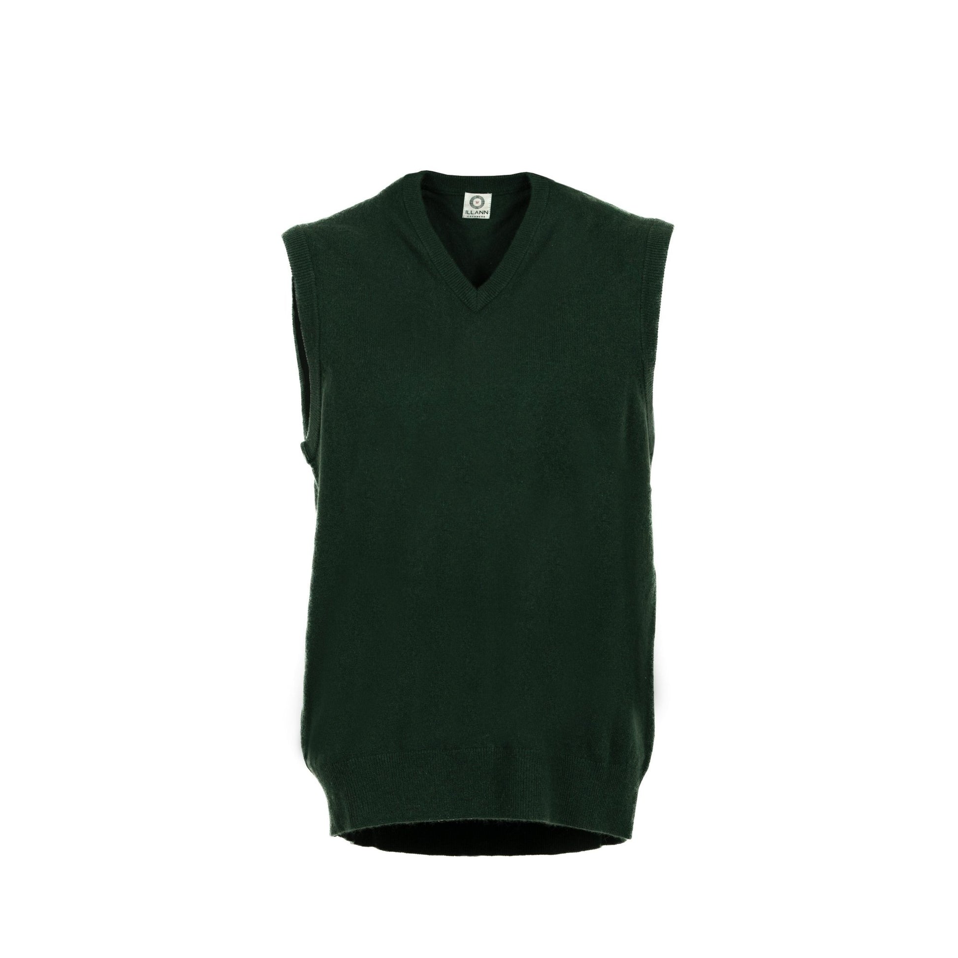 V - Neck Vest - Forest Green - IllannMen's V Neck