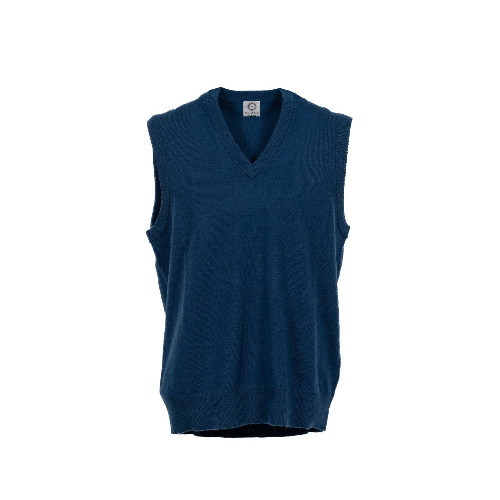 V - Neck Vest - Teal - IllannMen's V Neck