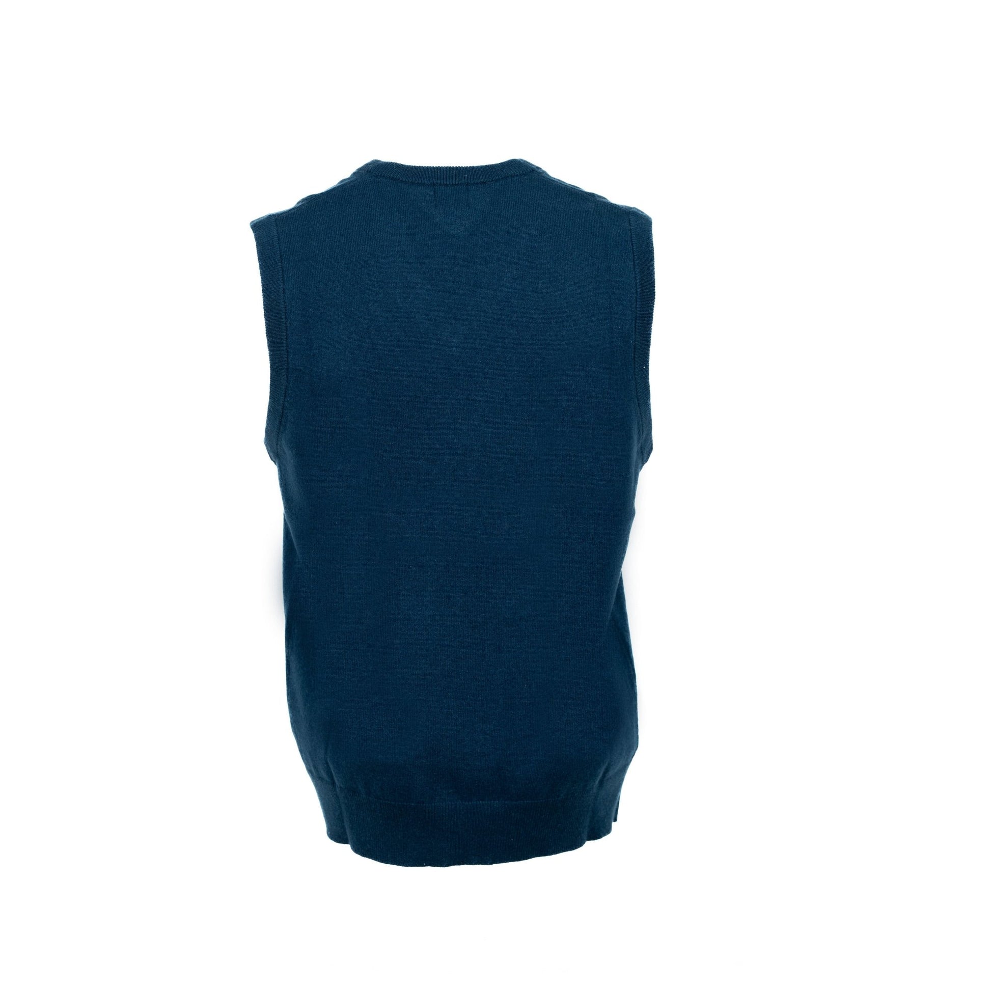 V - Neck Vest - Teal - IllannMen's V Neck