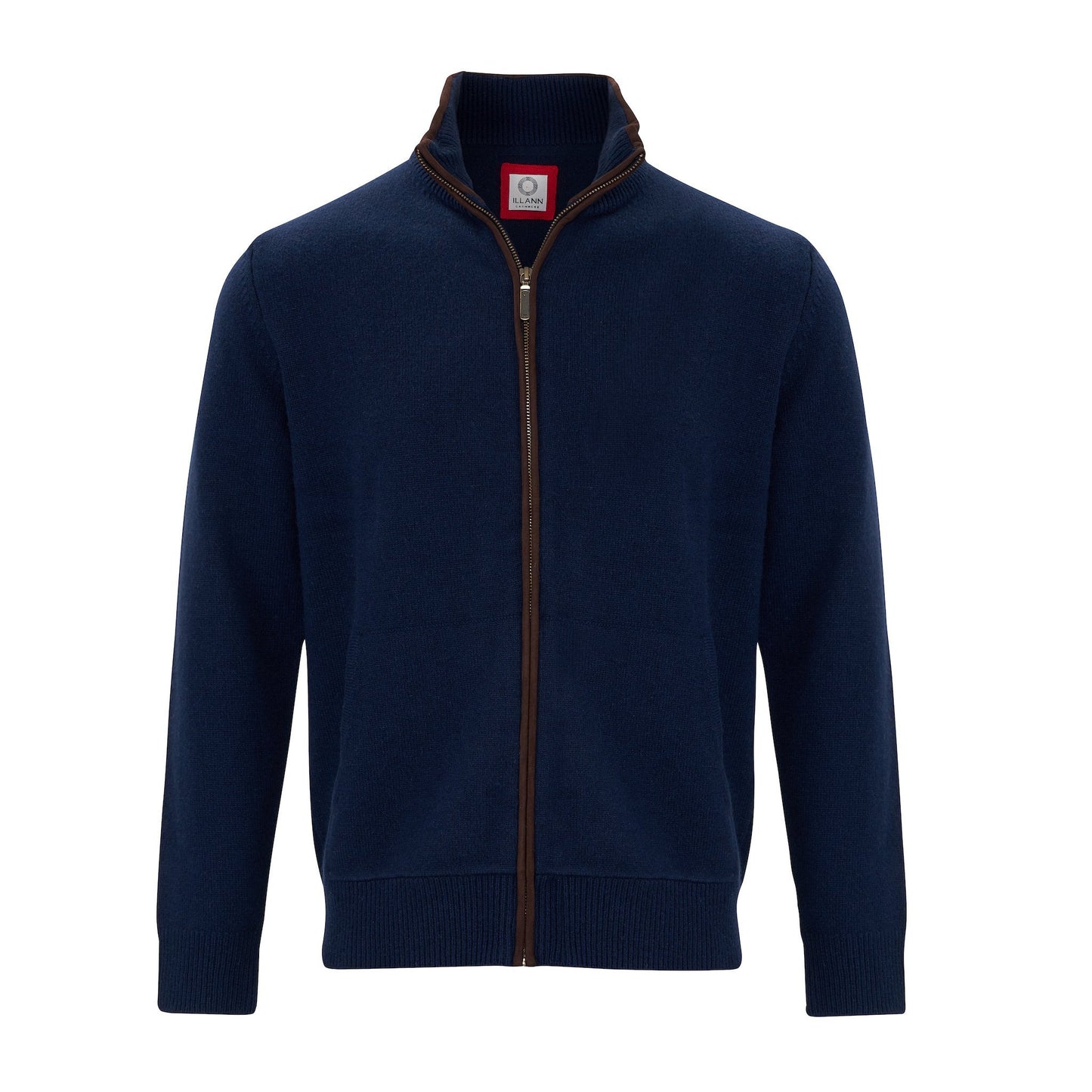 Cardigan Four ply - Navy - IllannMen's Cardigan