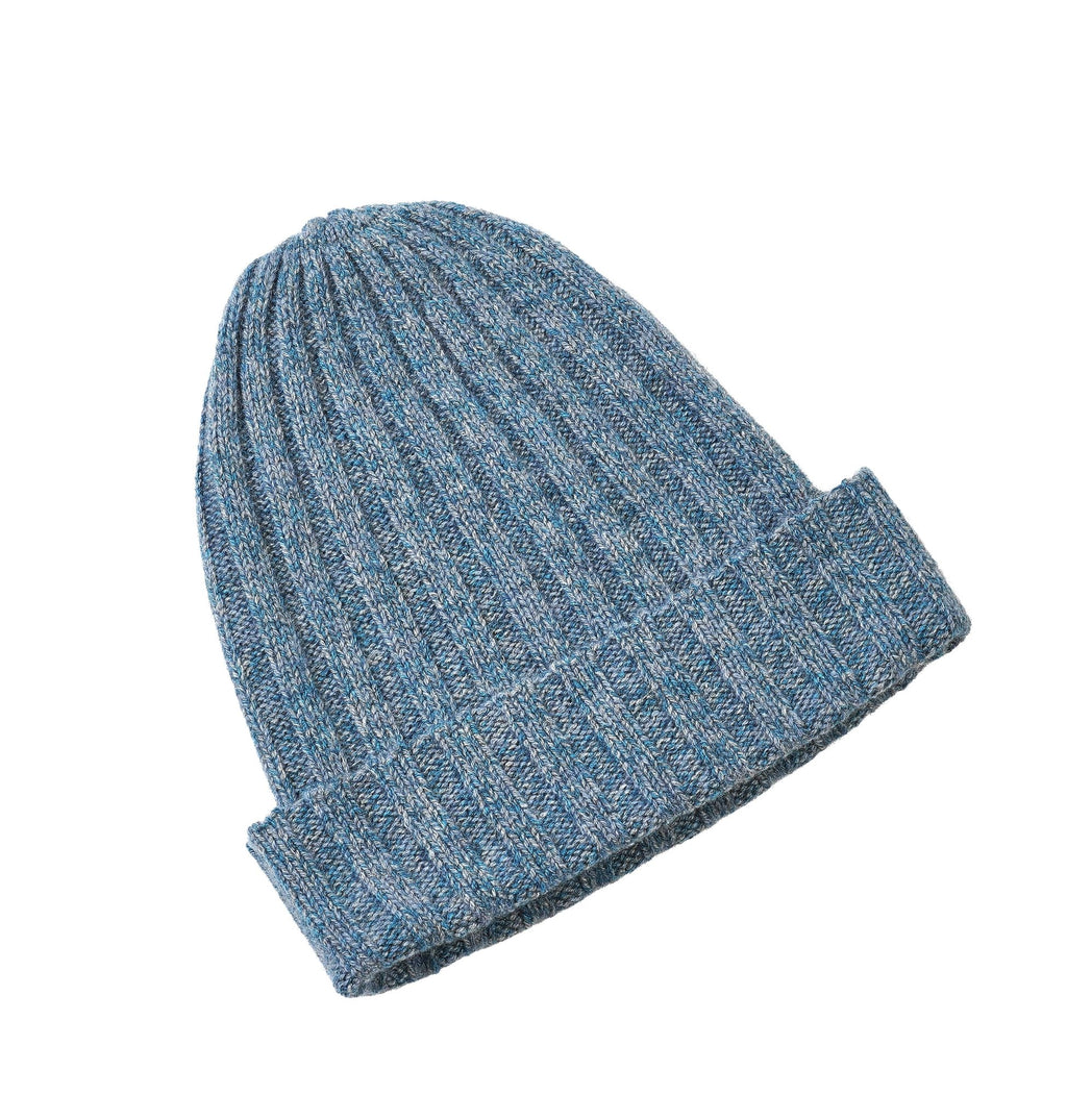 Chunky Ribbed Beanie - Cornish Blue - IllannBeanie