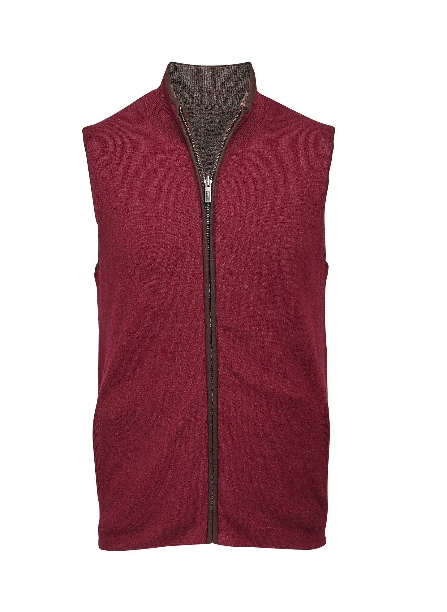 Reversible Gilet - Cedar / Claret - IllannMen's Gilet