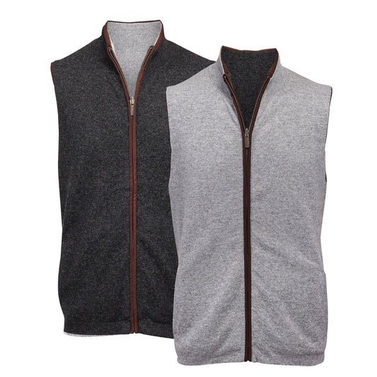 Reversible Gilet - Charcoal / Flint - IllannMen's Gilet