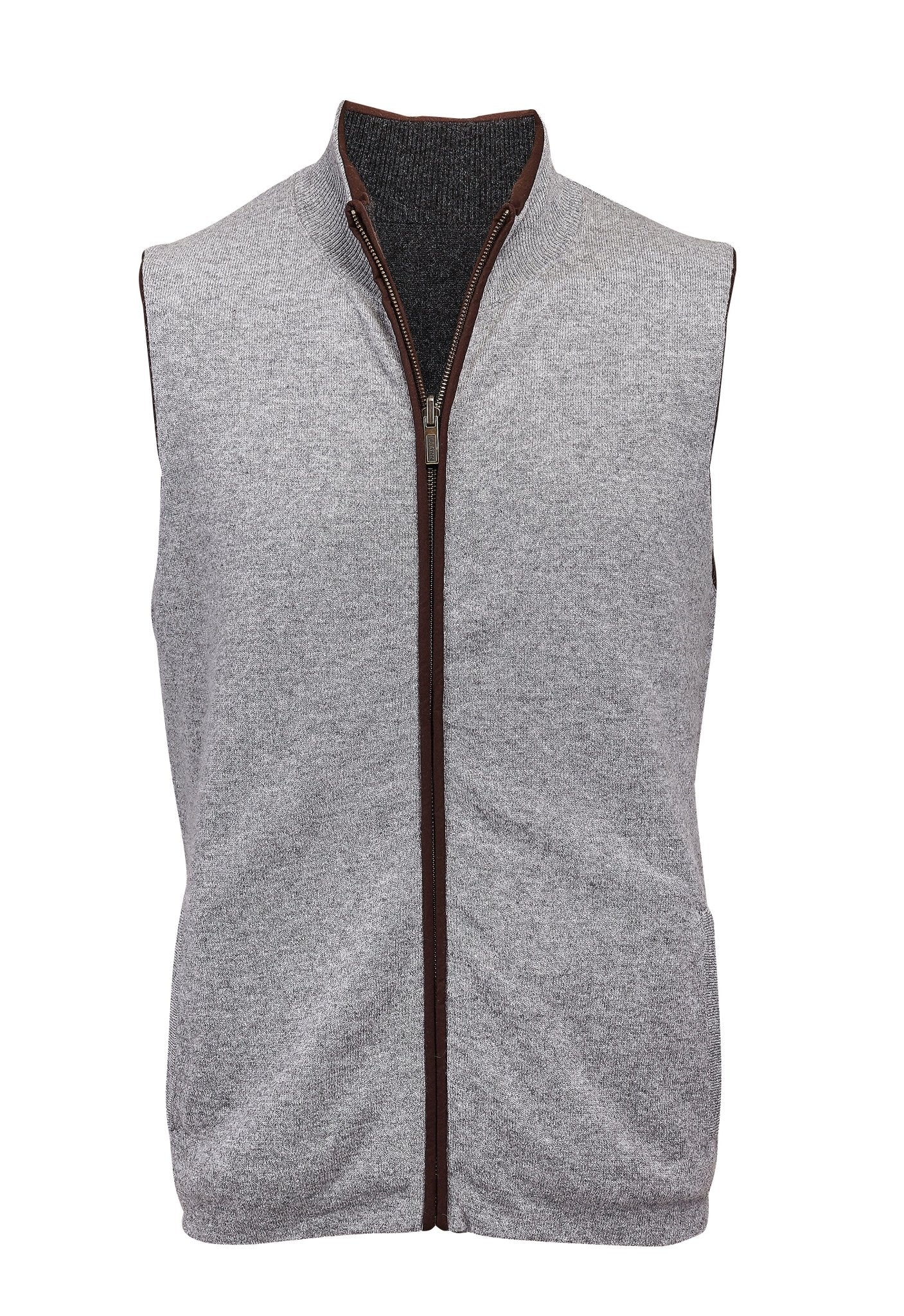 Reversible Gilet - Charcoal / Flint - IllannMen's Gilet