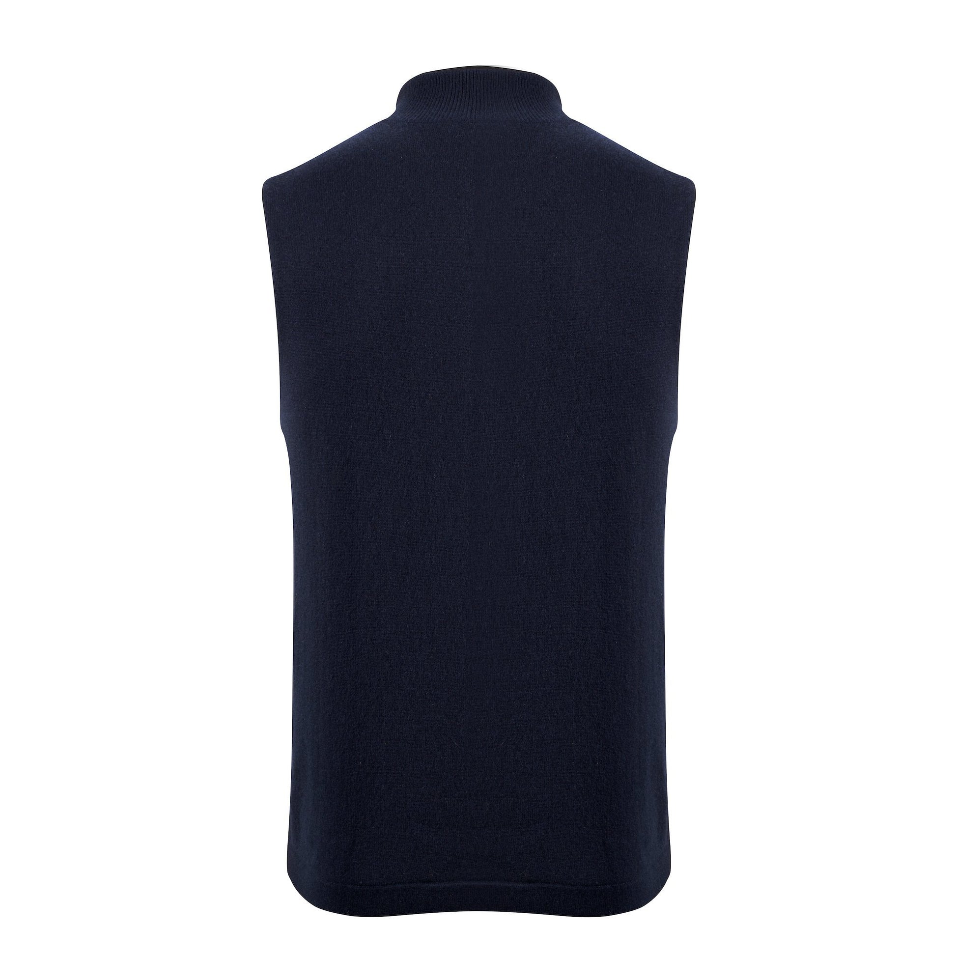 Reversible Gilet- Charcoal / Navy (Black Trim) - IllannMen's Gilet