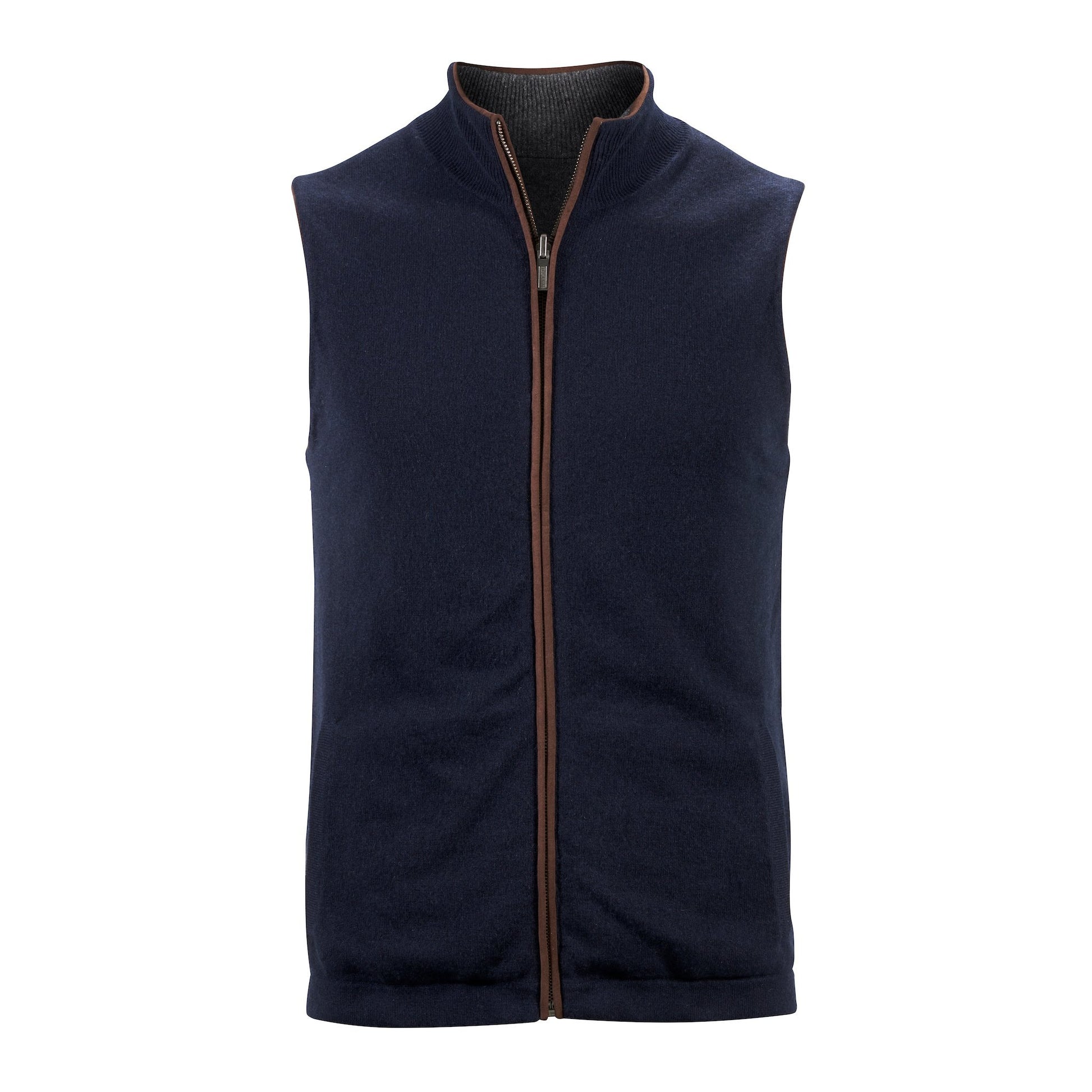 Reversible Gilet - Charcoal / Navy - IllannMen's Gilet