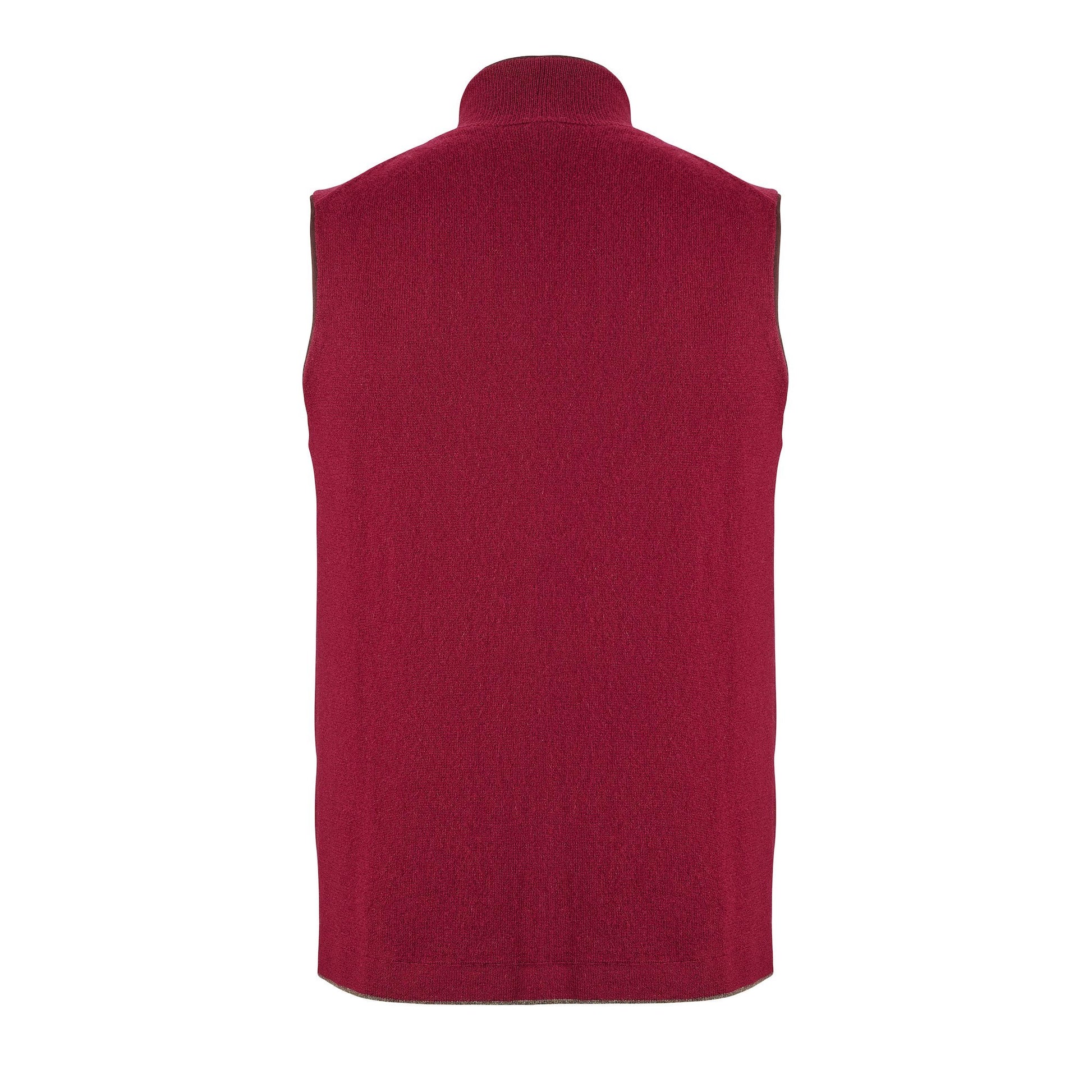 Reversible Gilet - Navy / Claret - IllannMen's Gilet