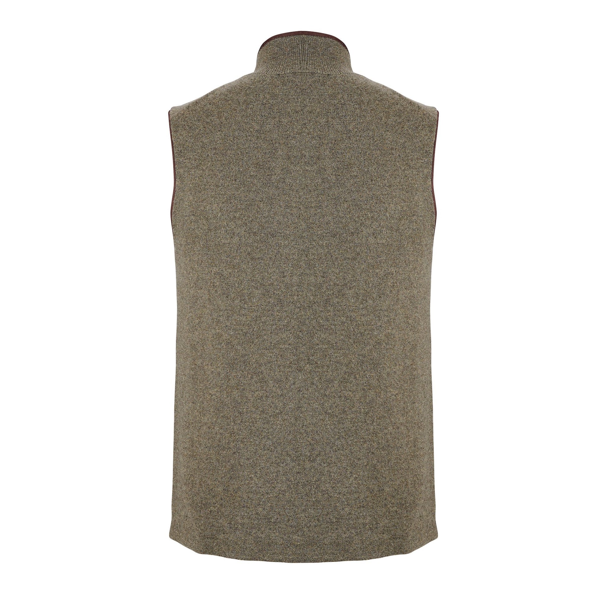 Reversible Gilet - Olive / Claret - IllannMen's Gilet