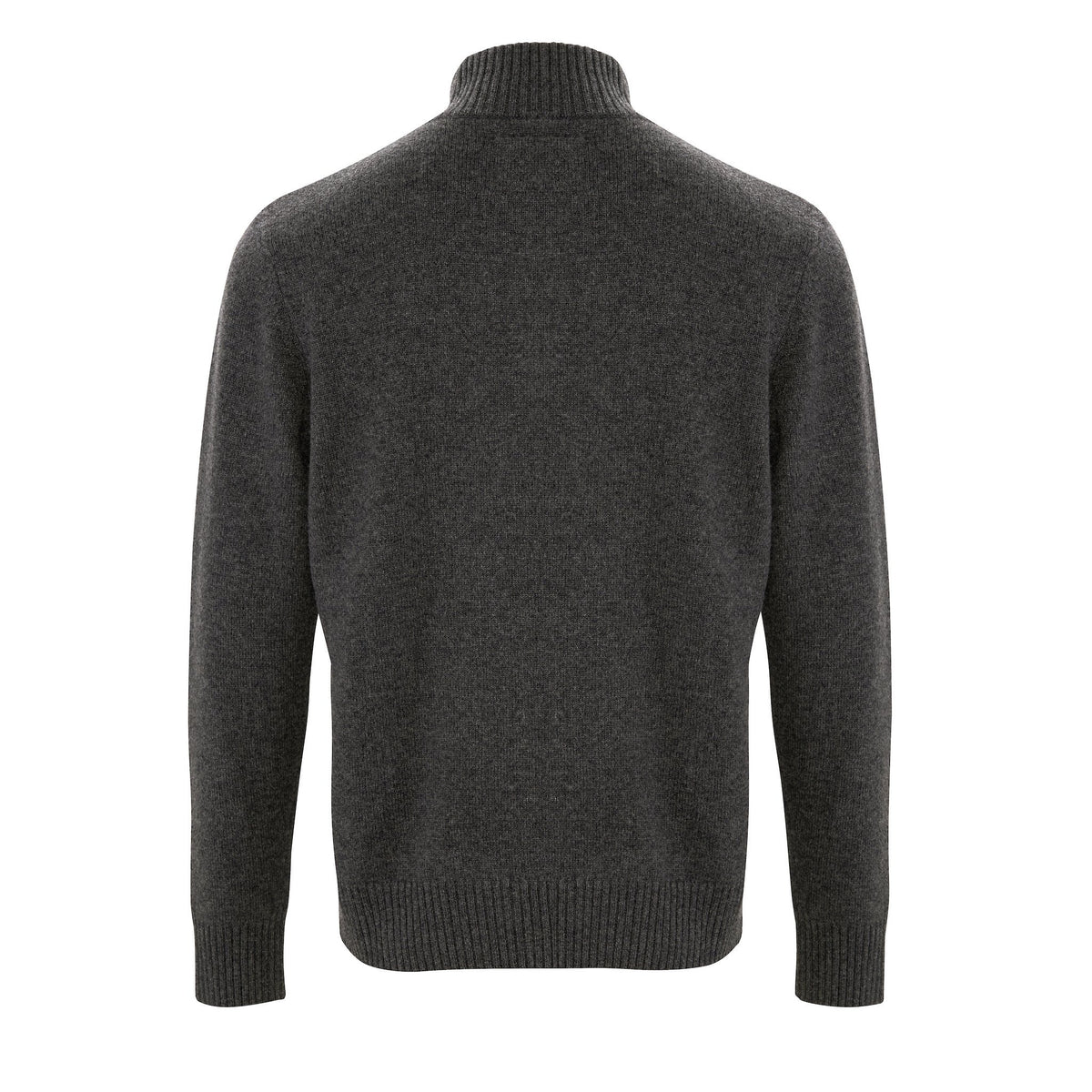 Zip Neck Four ply - Flannel - IllannMen's Zip Neck