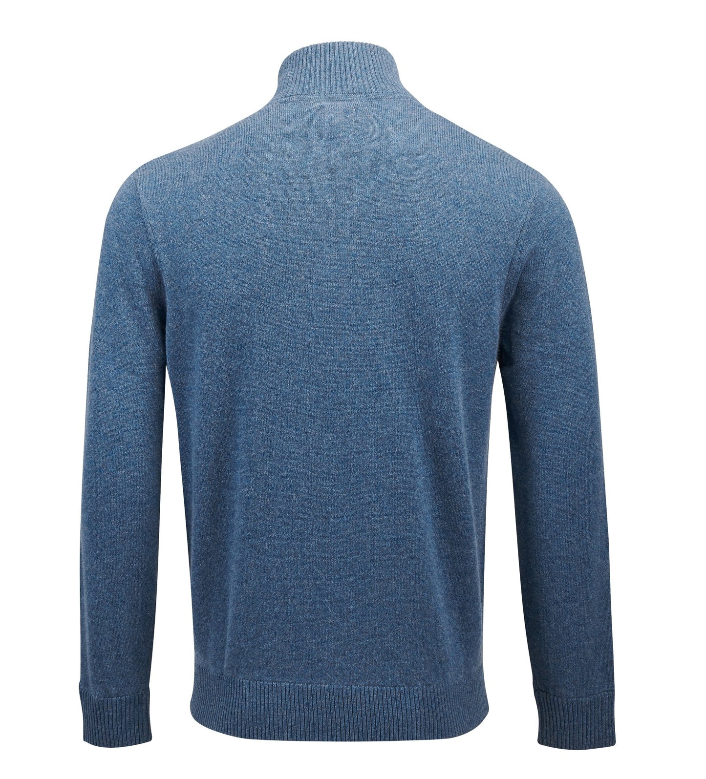 Zip Neck Two ply - Baltic - IllannMen's Zip Neck