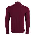 Load image into Gallery viewer, Zip Neck Two ply - Claret - IllannMen&#39;s Zip Neck
