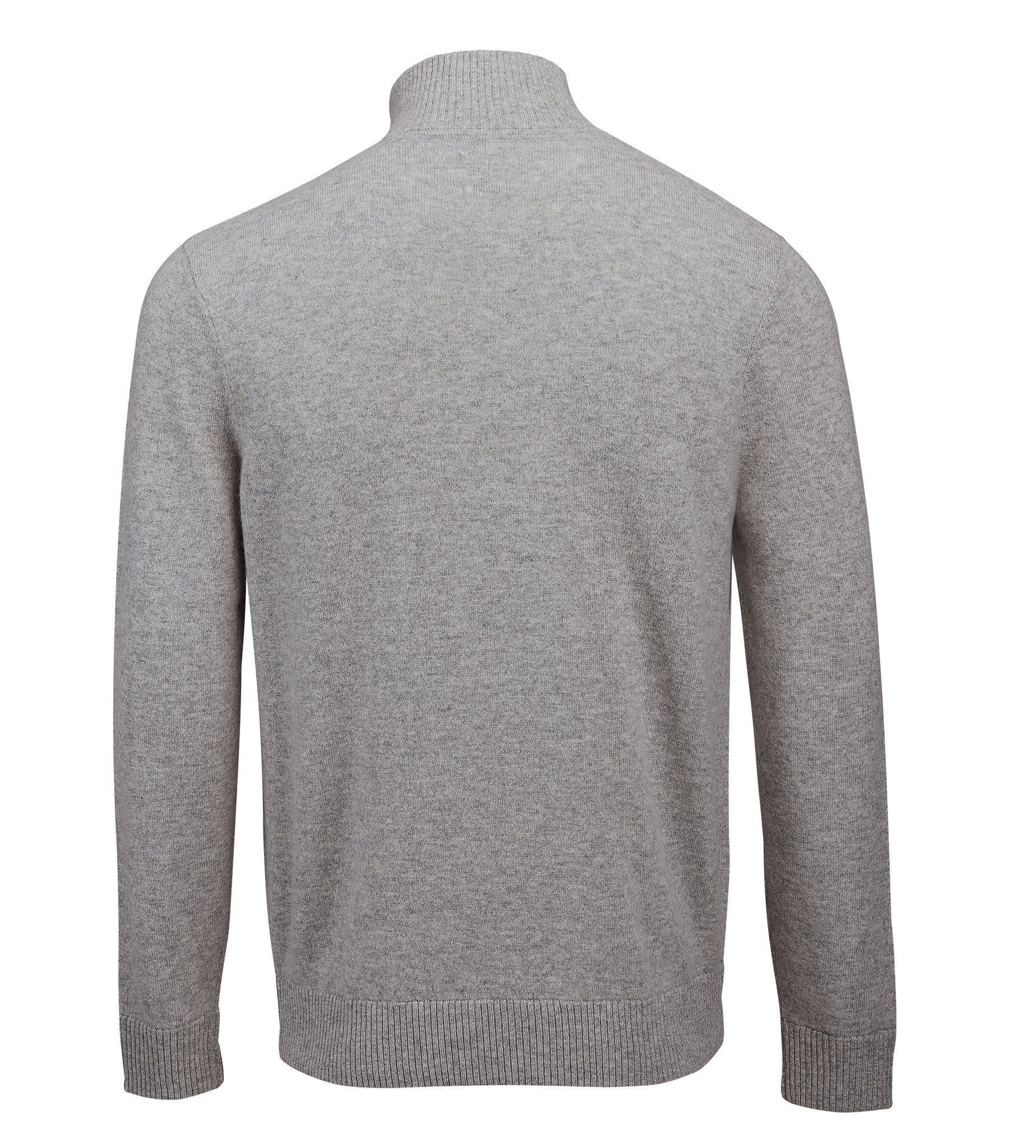 Zip Neck Two ply - Flint - IllannMen's Zip Neck